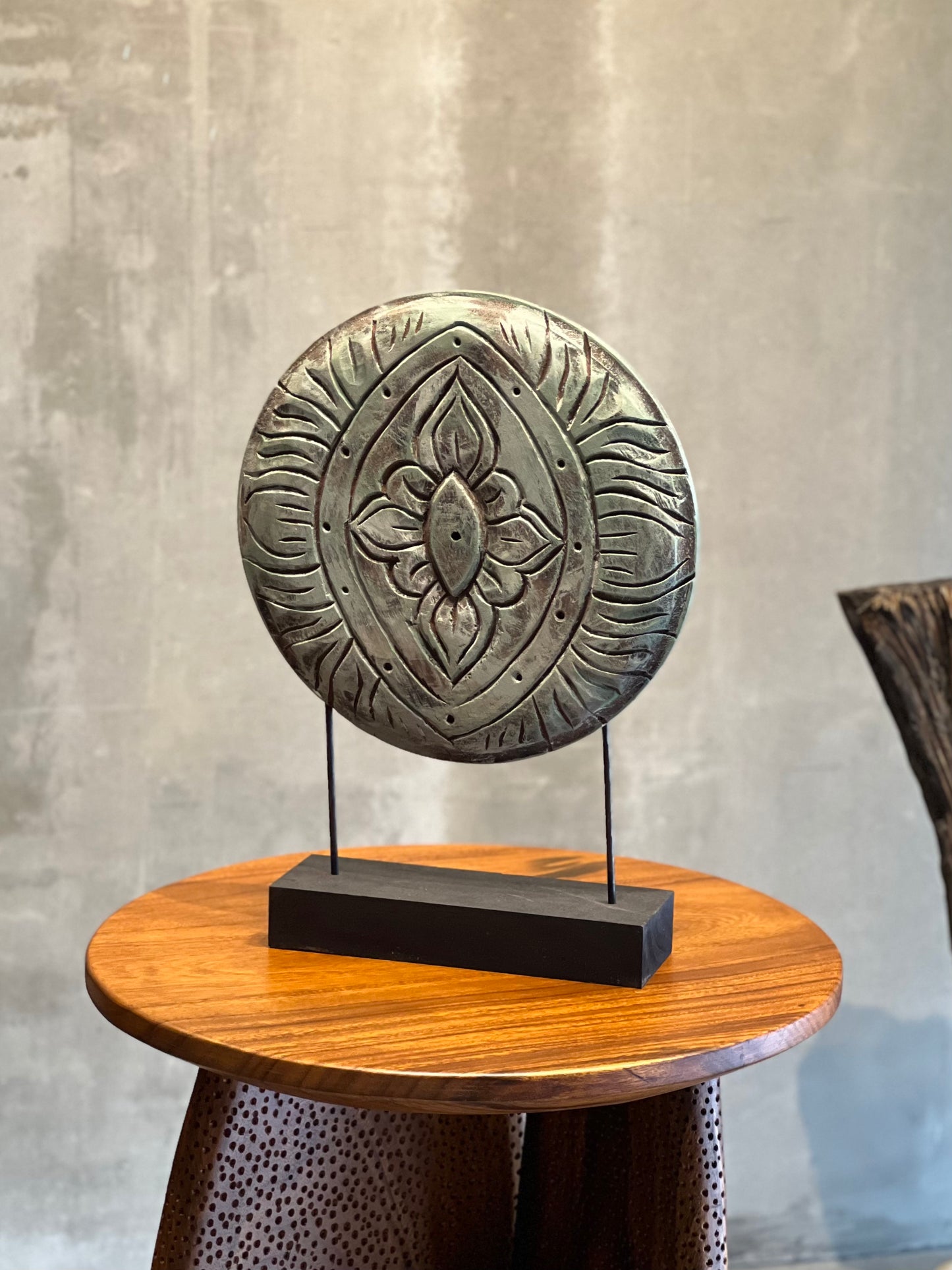 Rustic Crescent Sculpture